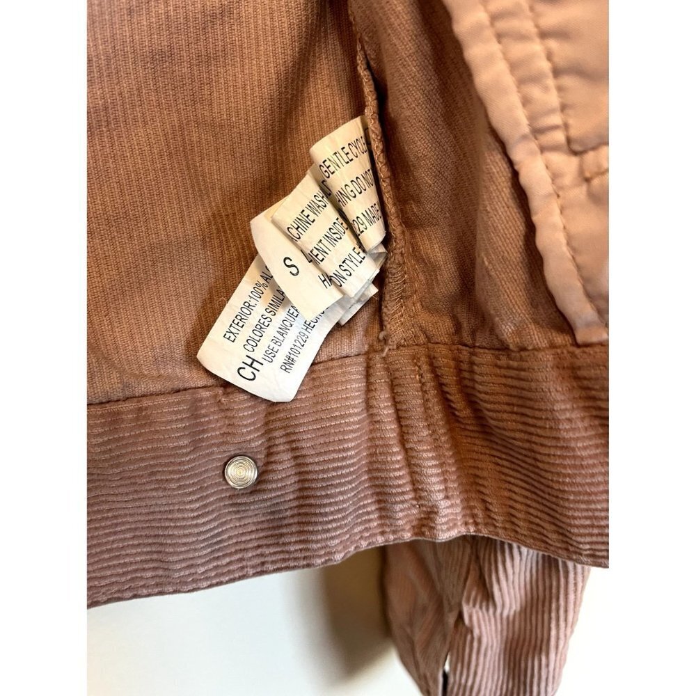 Ashley by 26 International Blush Pink Corduroy Jacket S - Picture 9 of 10